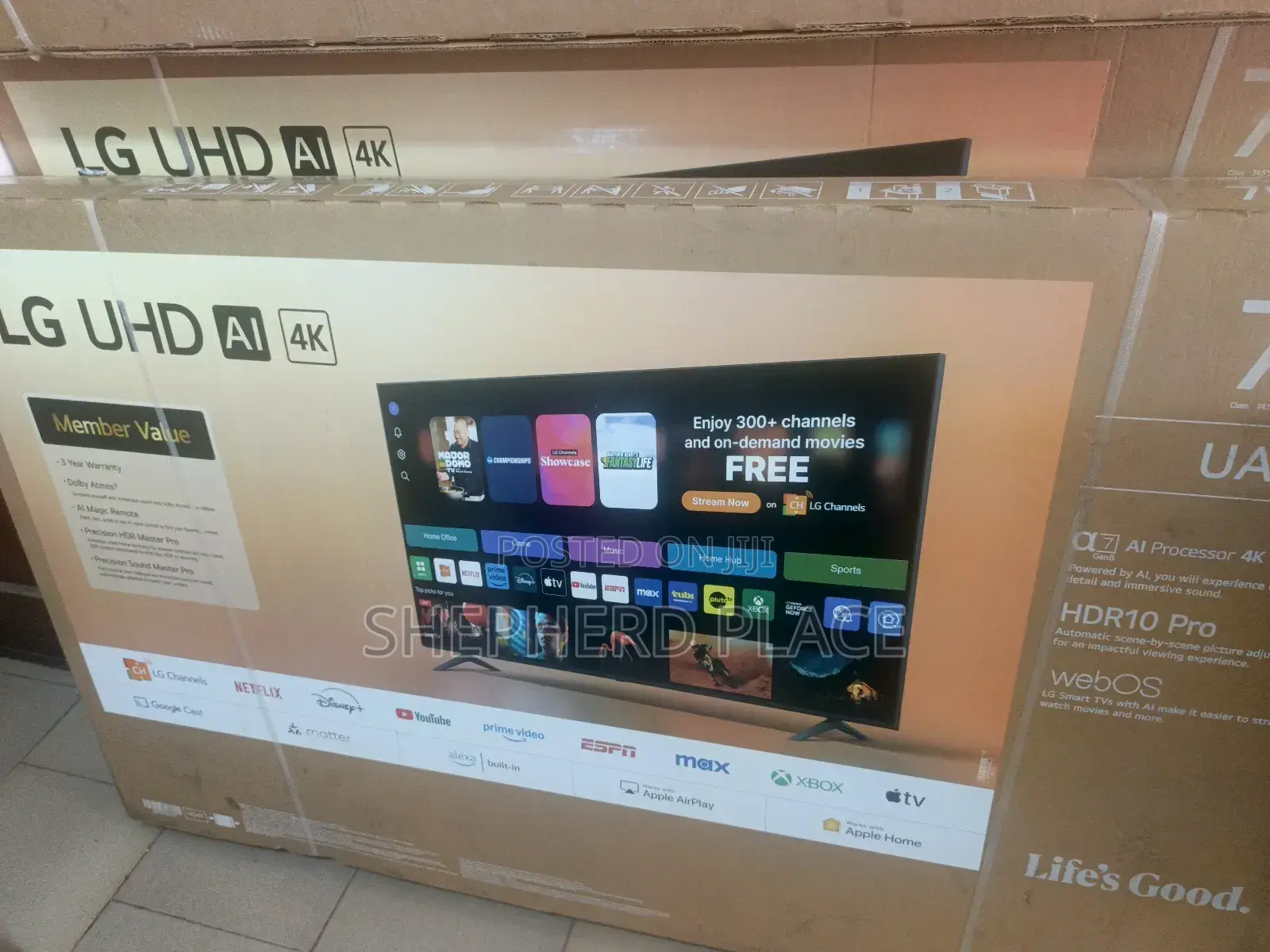 2025 Lg 75-Inch Uhd Ai Smart Tv United States