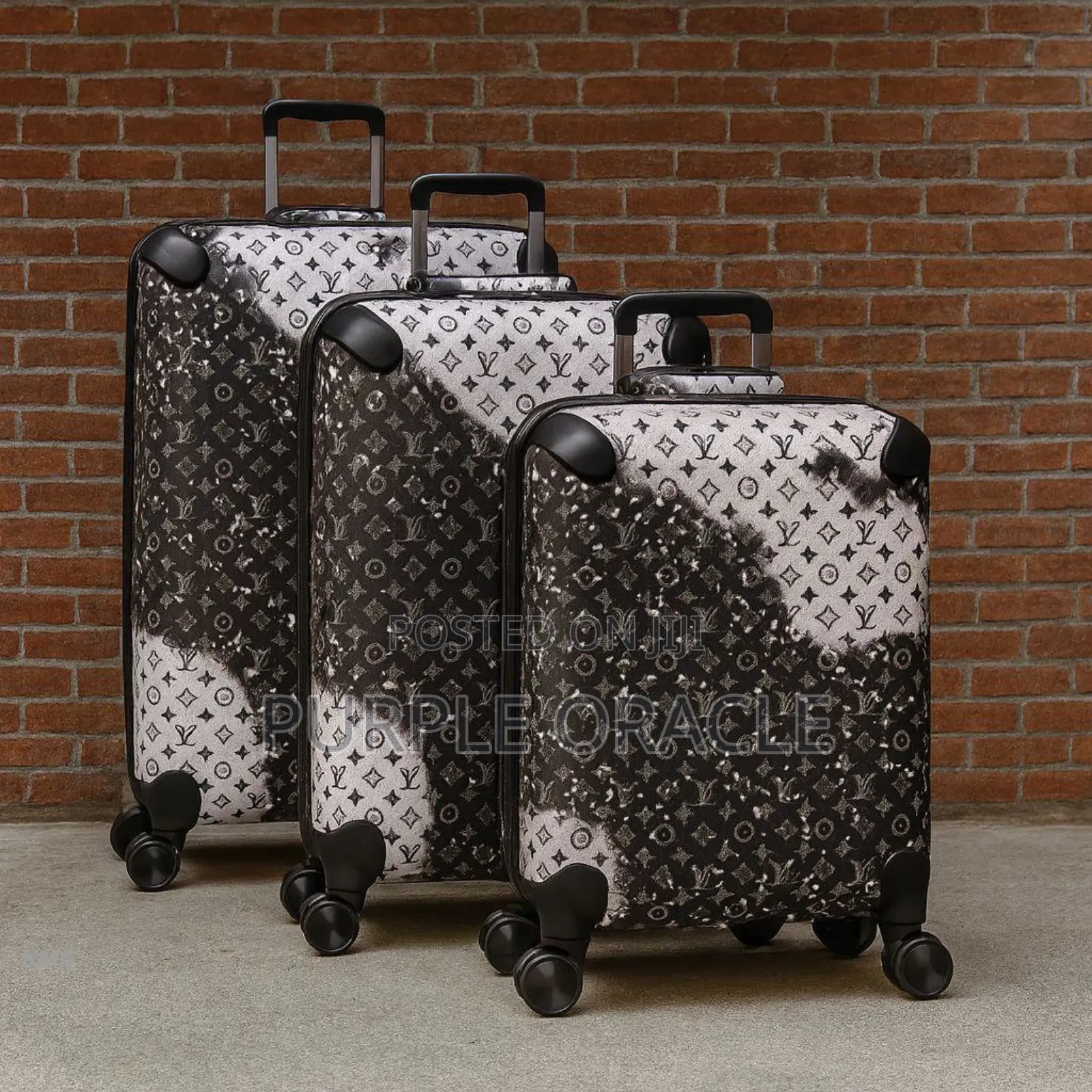 Durable Louis Vuitton Three-Piece Travel Set