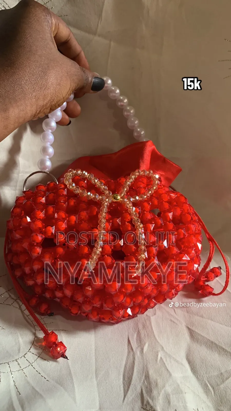 Gye Nyame Beads Bag