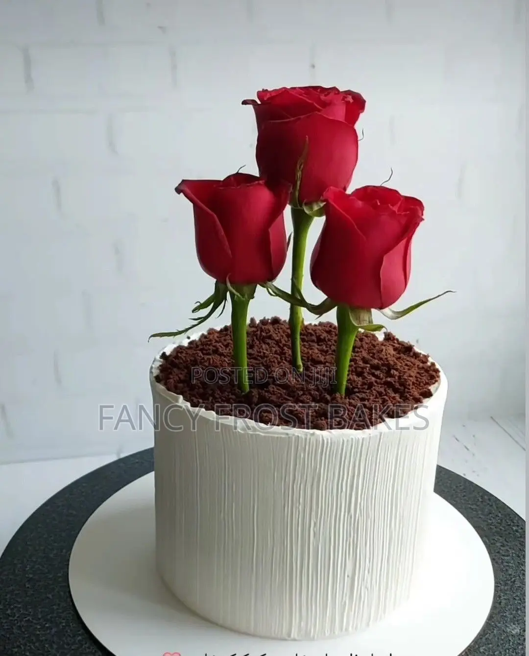 Flower Vase Birthday Cake