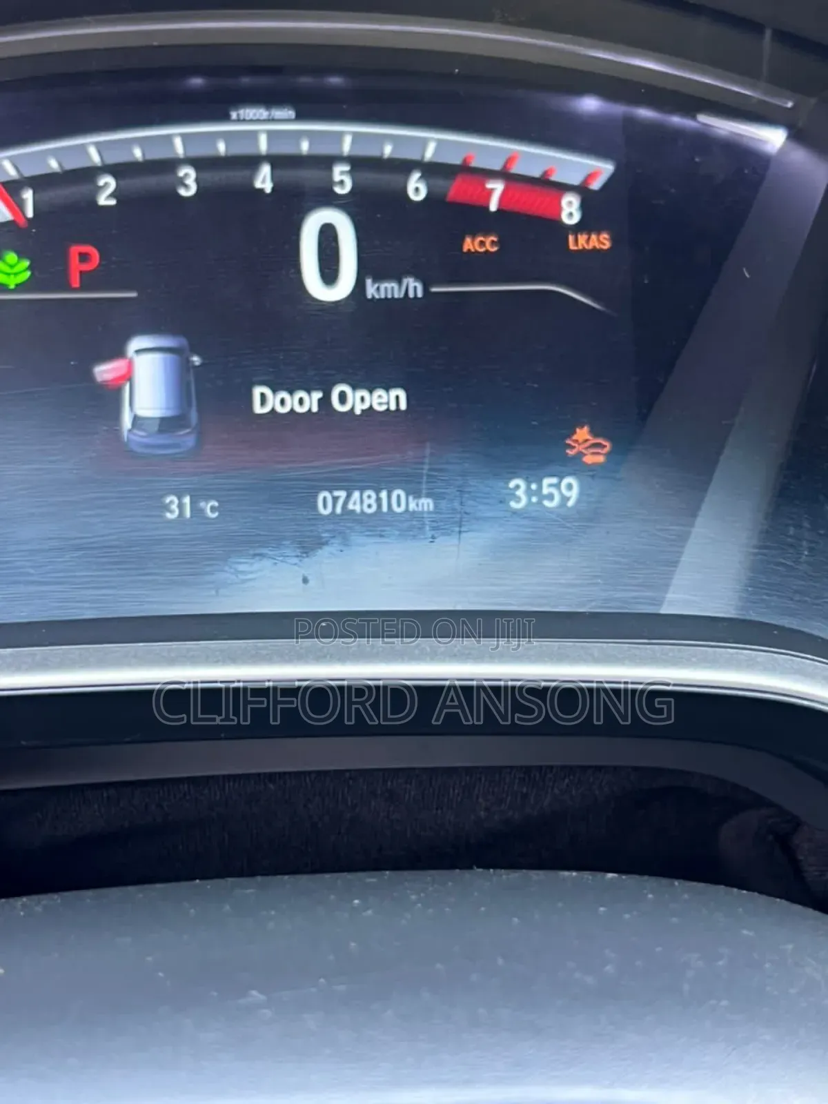 Honda CR-V Touring AWD 2018 Blue