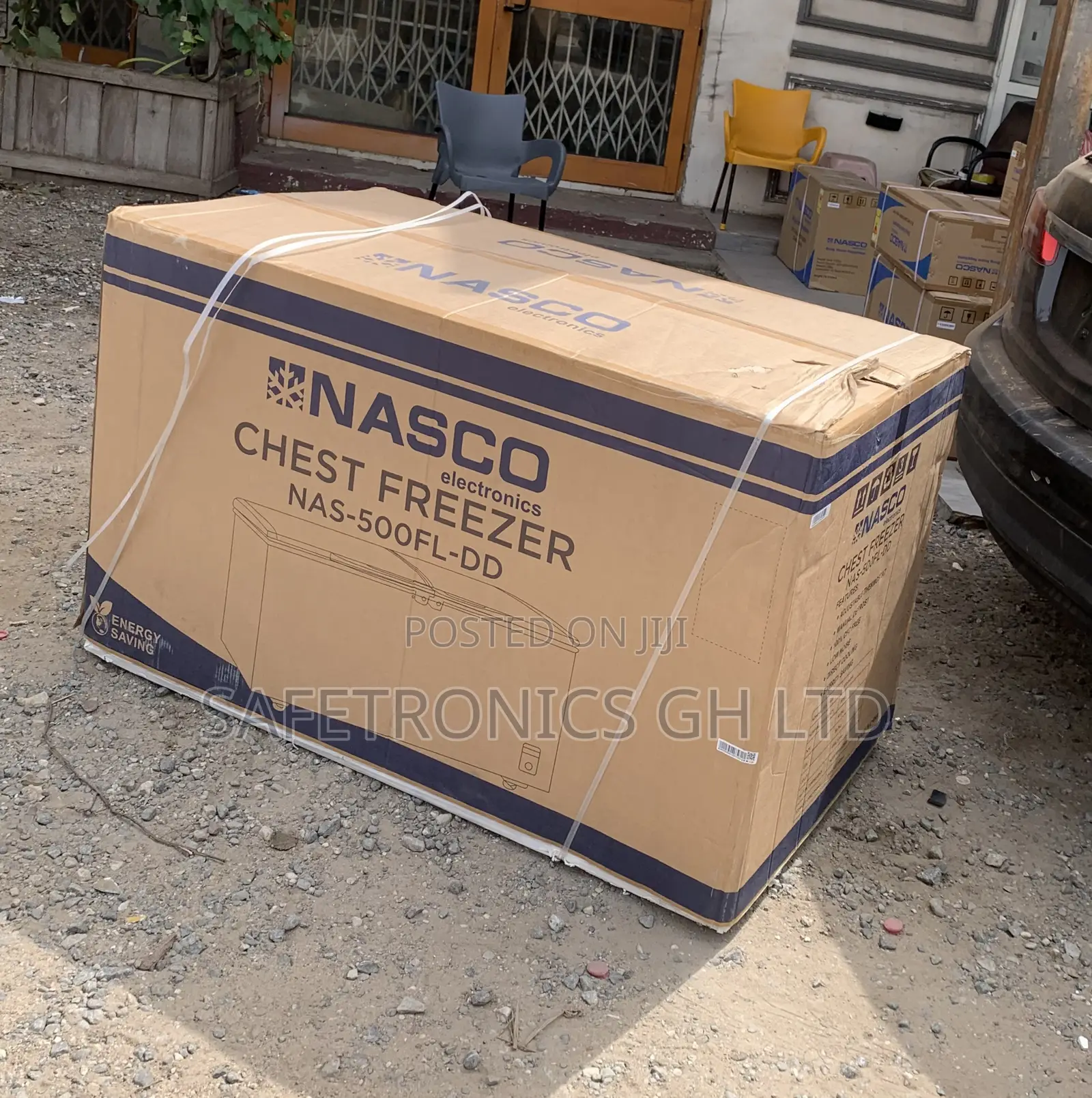 Eco Friendly 450 Liters Nas-500 Singledoor Grey Nasco Freezer