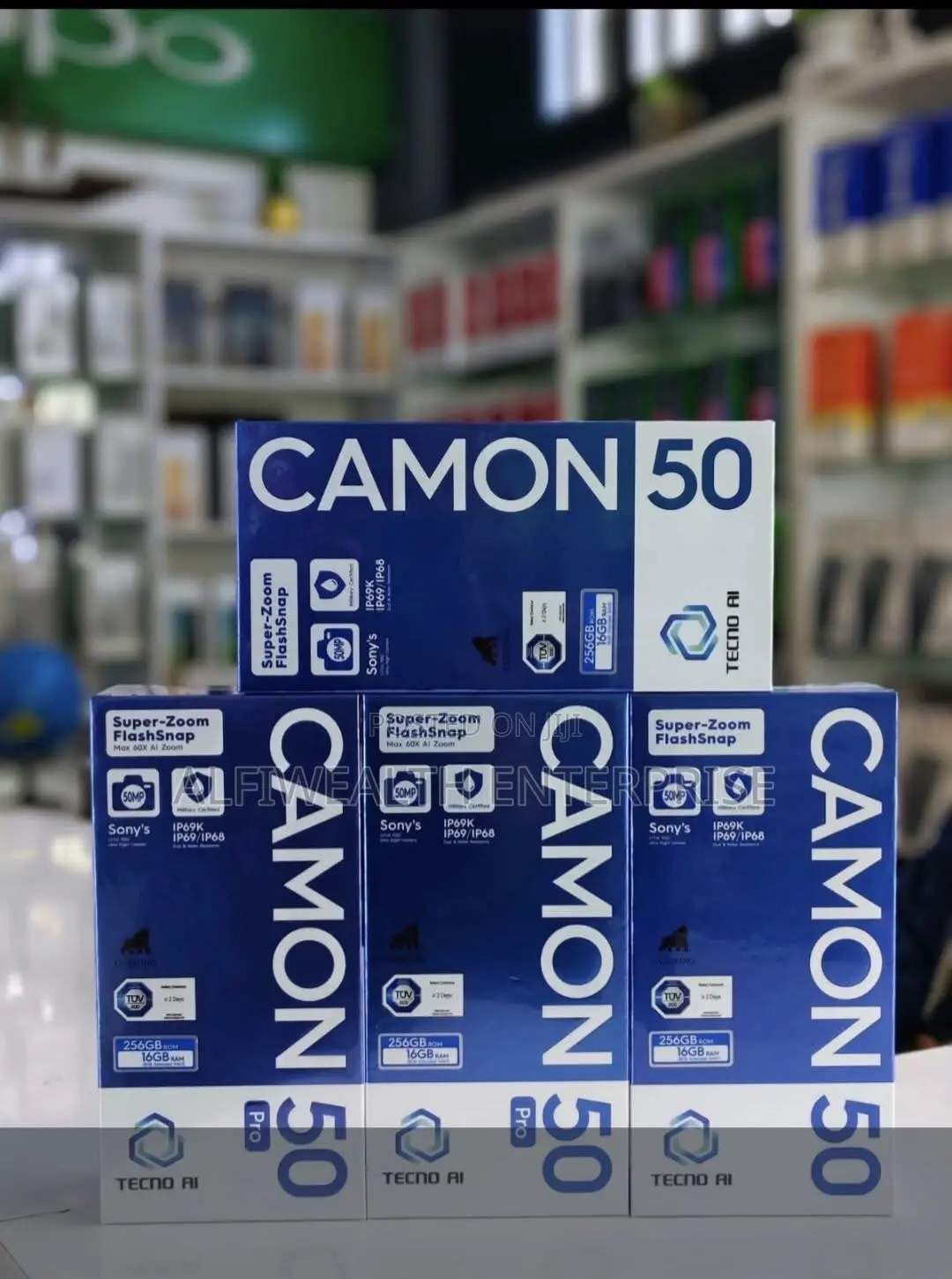 New Tecno Camon 50 256 GB Gray