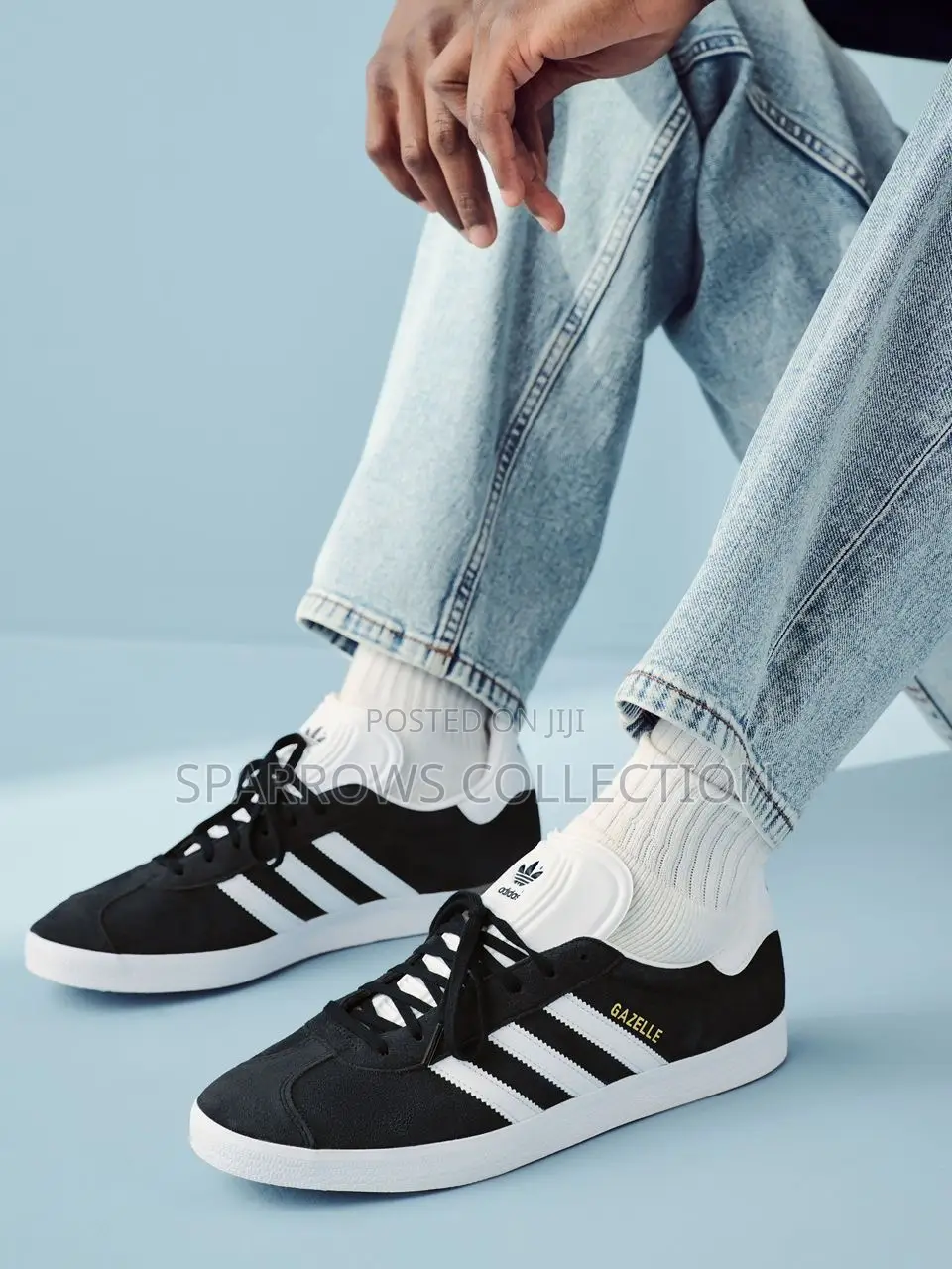 Adidas Gazelle Black White
