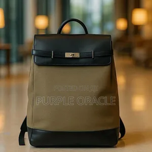 Spacious Casual Leather Backpack