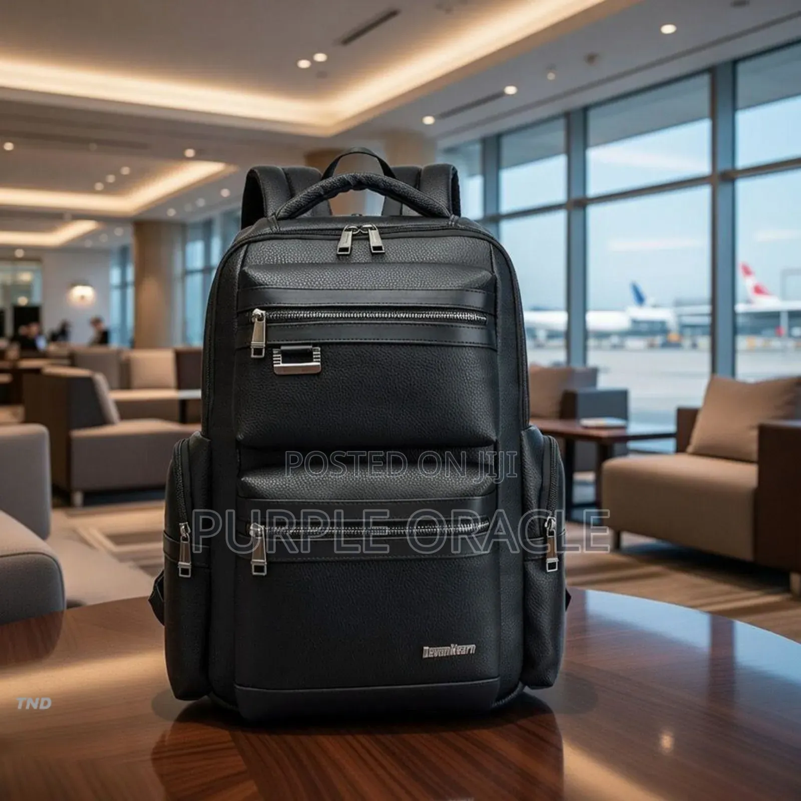 Spacious Casual Leather Backpack