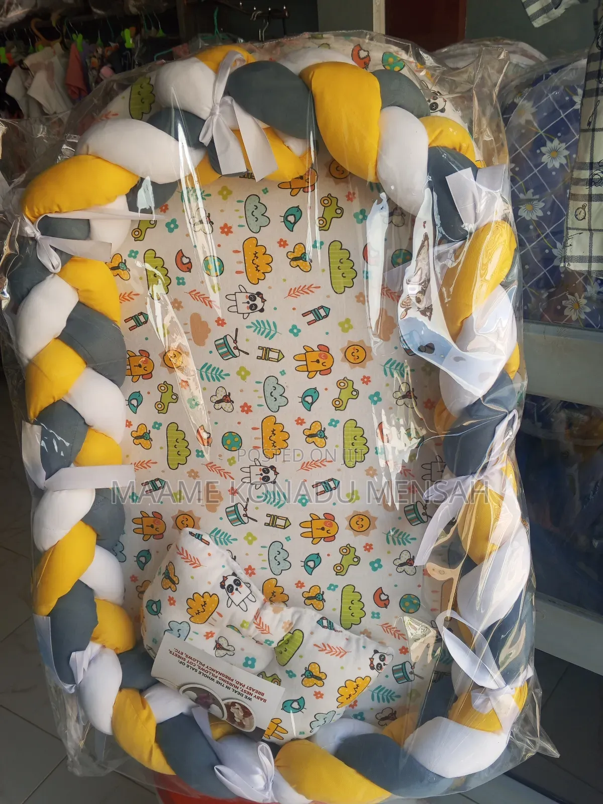 Baby Bumper Bed With Pillow And Mosquito Net