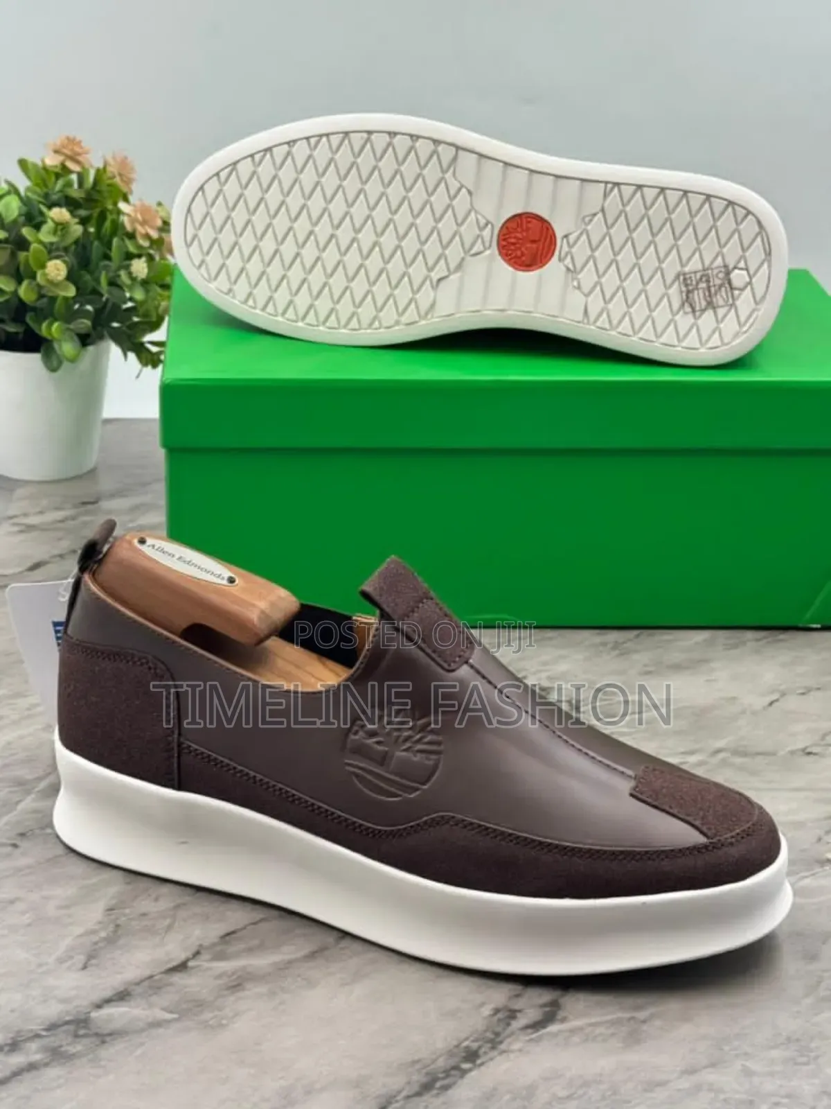 Quality Timberland Coffee Brown and White Fashionable Sneakers