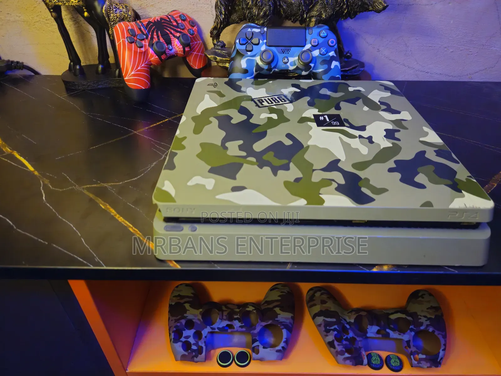 Ps4 Slim 1tb Jailbroken With 16 Games, 2 Controllers All Accessories