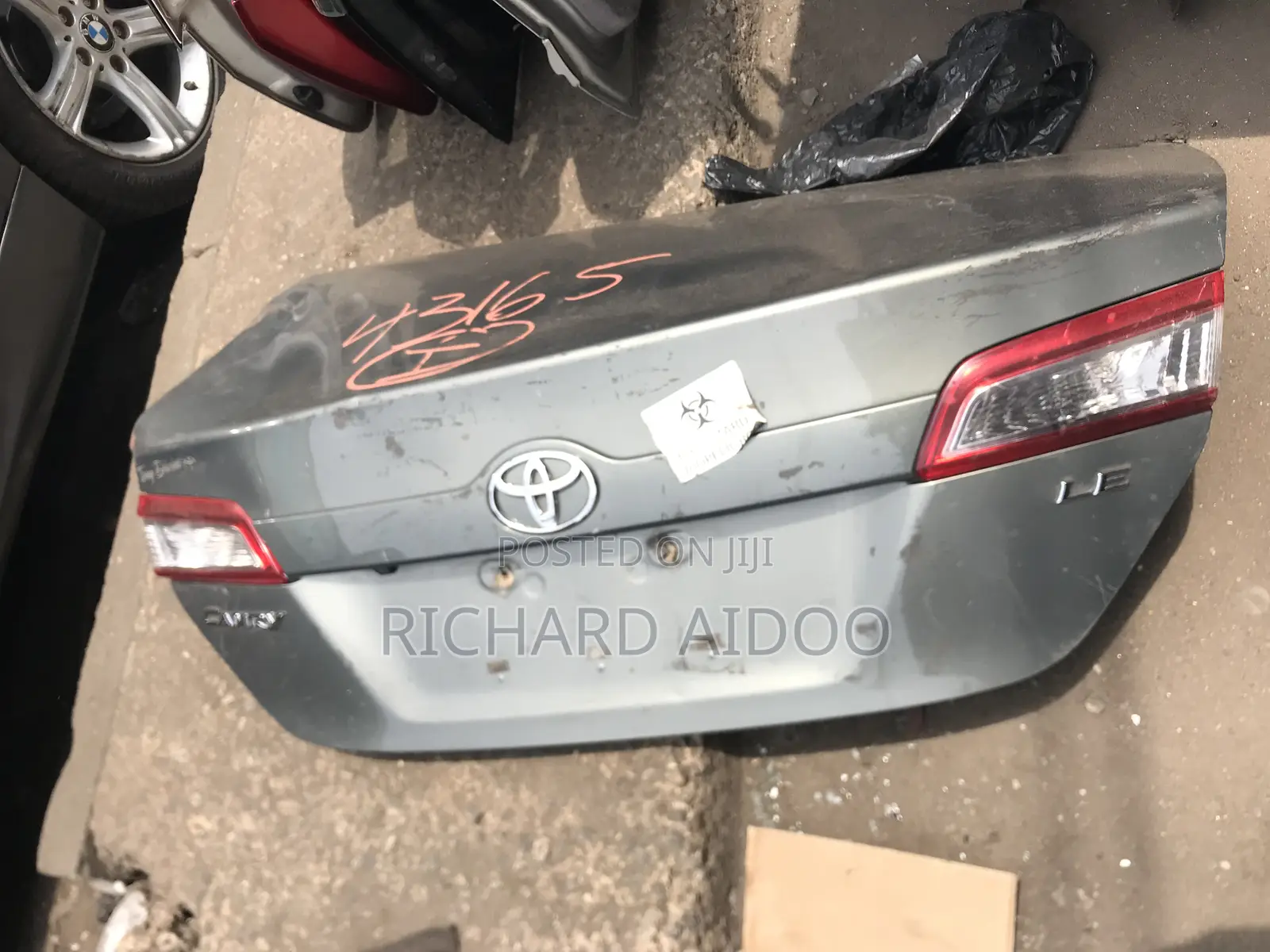 Toyota Camry 2014 Boot Available