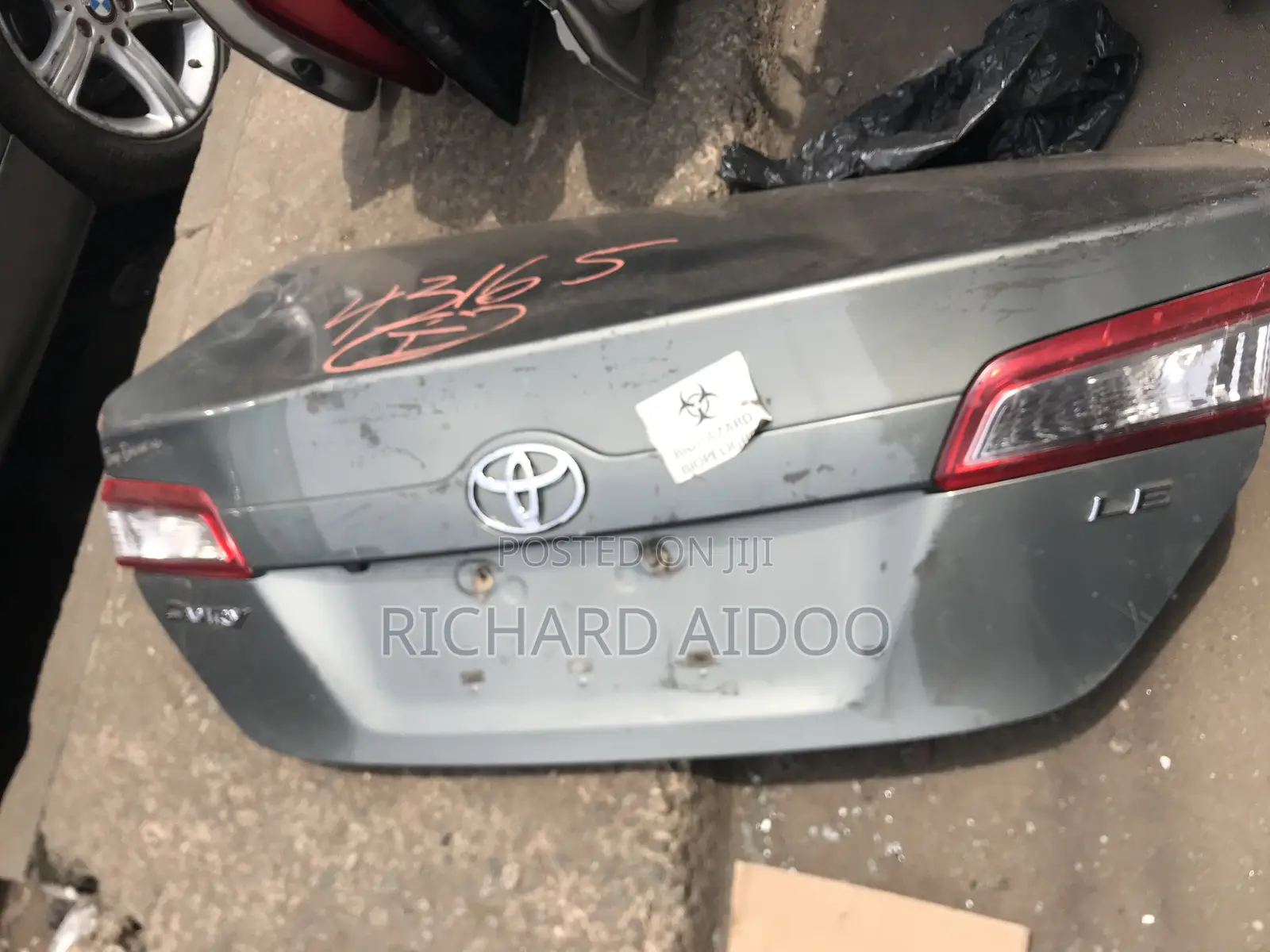 Toyota Camry 2014 Boot Available