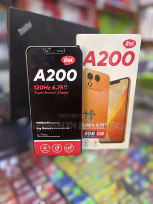 New Itel A200+ 128 GB Silver