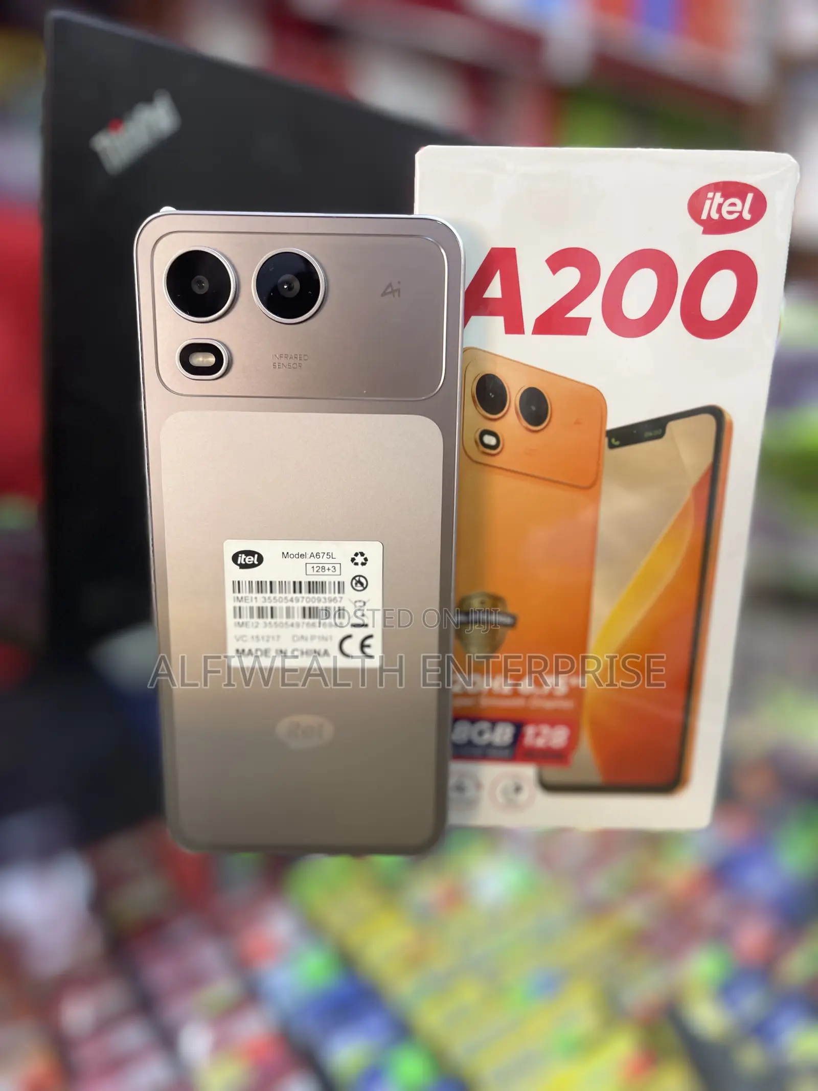 New Itel A200+ 128 GB Silver