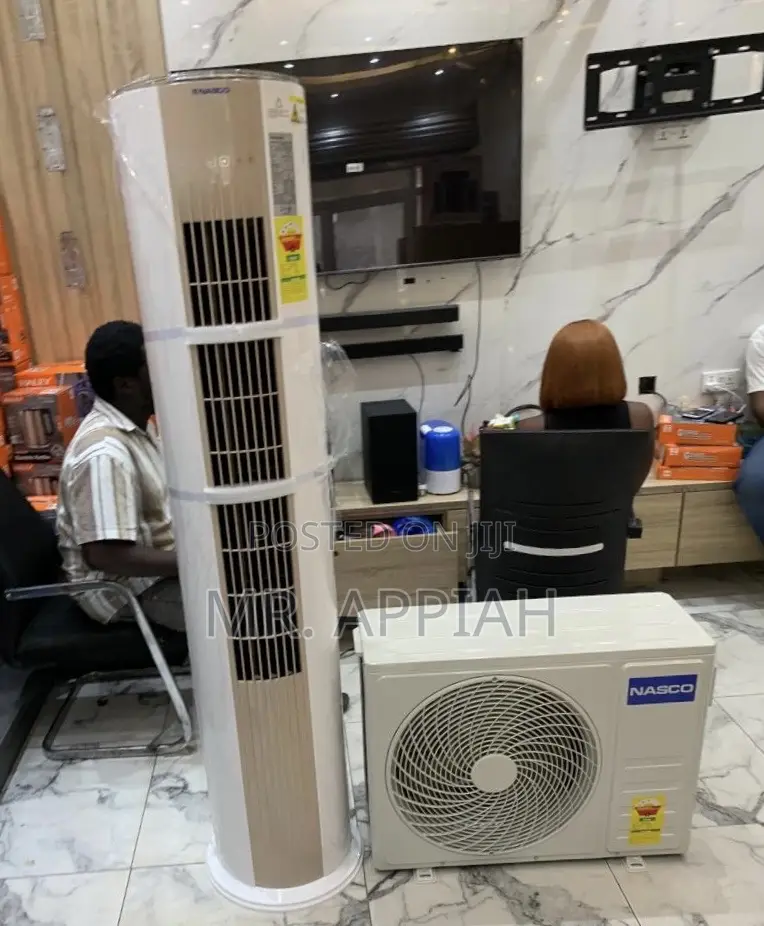 High Quality Nasco 2.5hp Floor Standing Inverter Ac(2025 Mod)White.