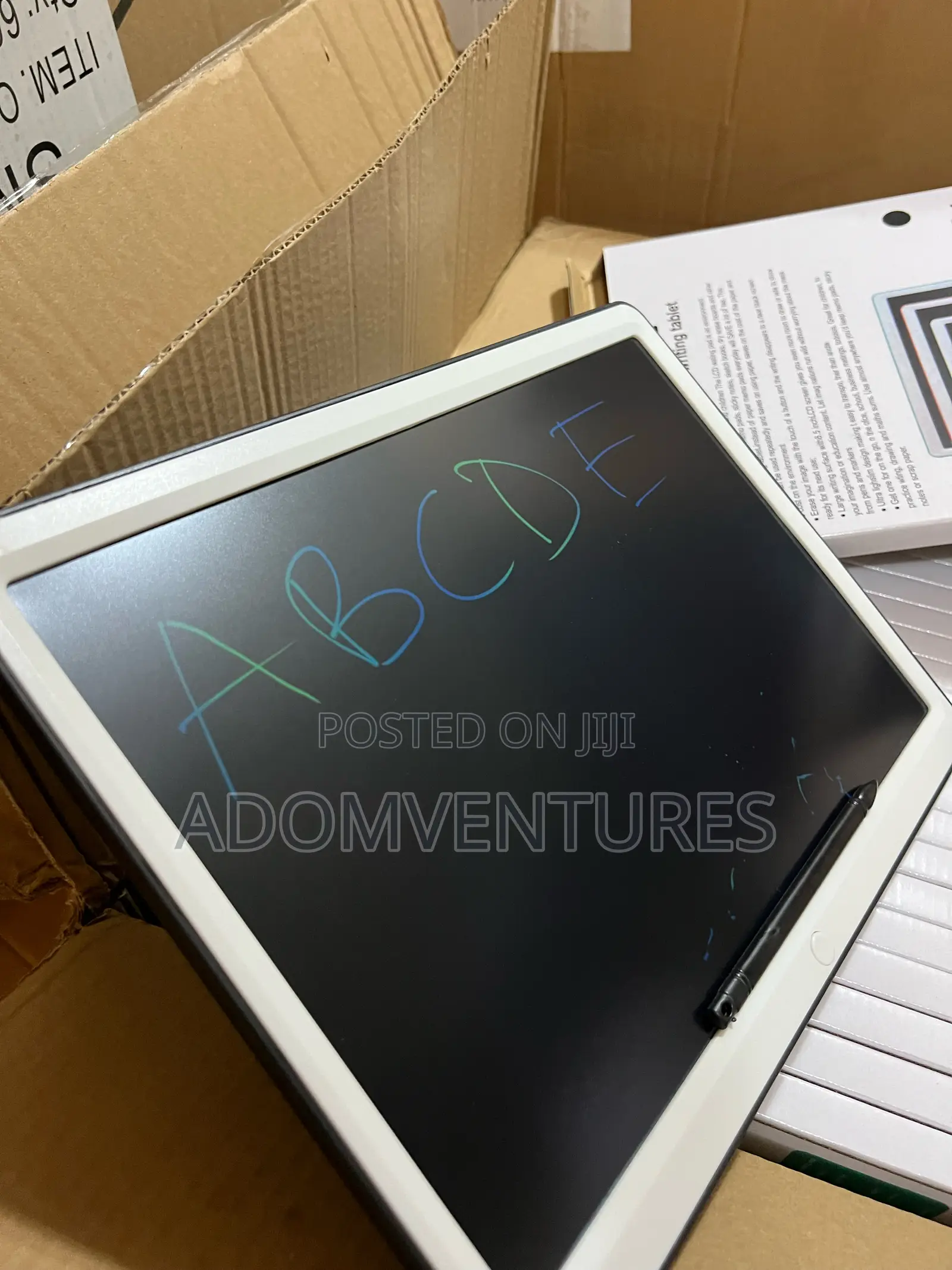 15inches Kids LCD Writing Tablet / Writing Panel – Fun, Reusable Board