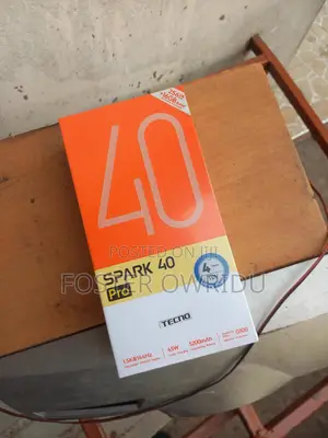New Tecno Spark 40 Pro 256 GB Black