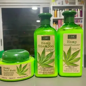 3 Set Hemp Oil Shampoo, Conditioner Mask