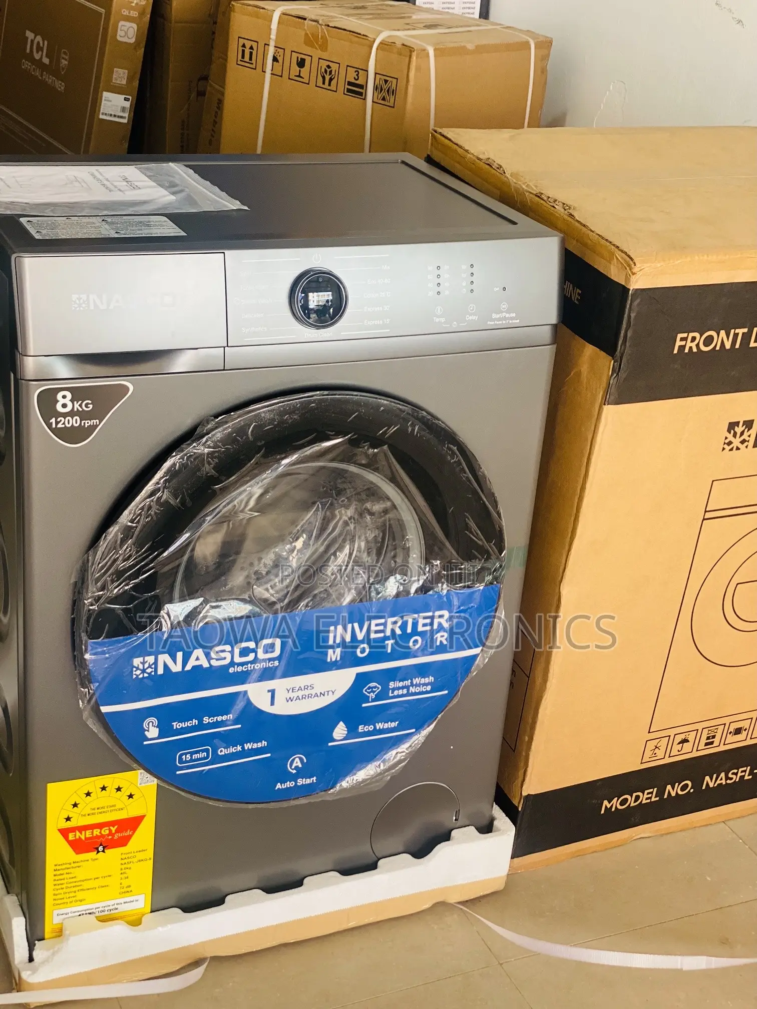 Digital Inverter Nasco 8kg Washing Machines