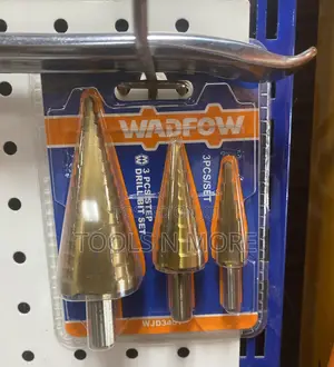 Wadfow 3 PCS Step Drill Bit Set