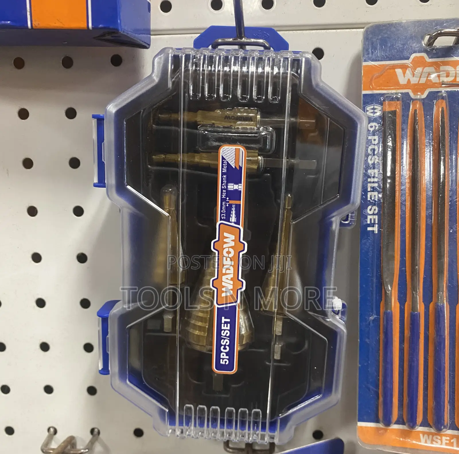 Wadfow Step Drill Bit Set (Hex Shank)