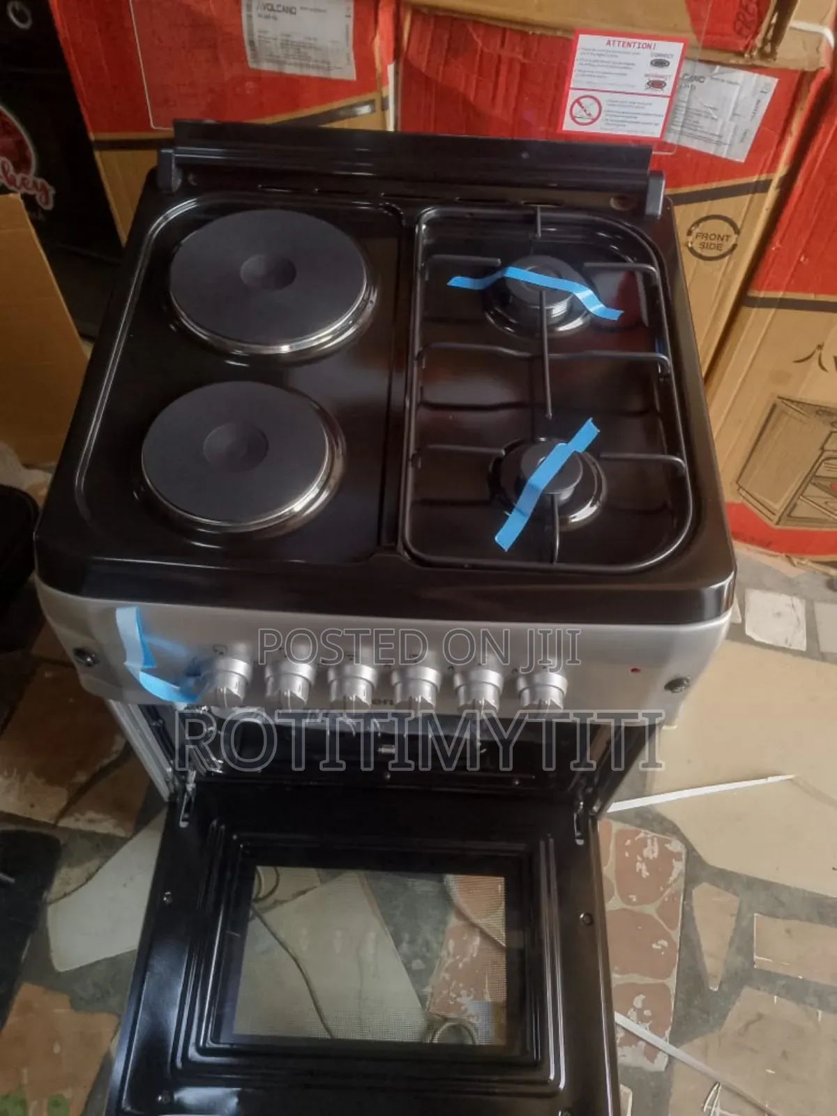 Ferre 2 Gas 2 Elect. Smart Cooker 60x60