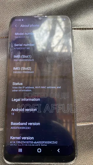 Samsung Galaxy A03 64 GB Black