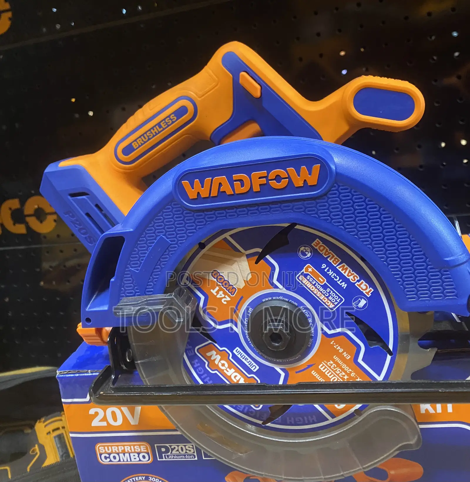 Wadfow Cordless Circular Saw + Cordless Multi Tool Set