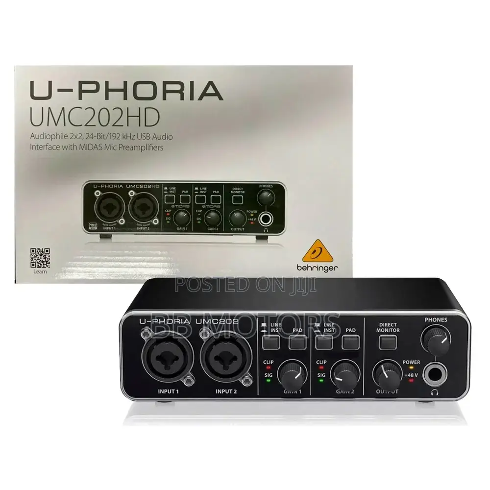 Behringer Umc202hd Soundcard