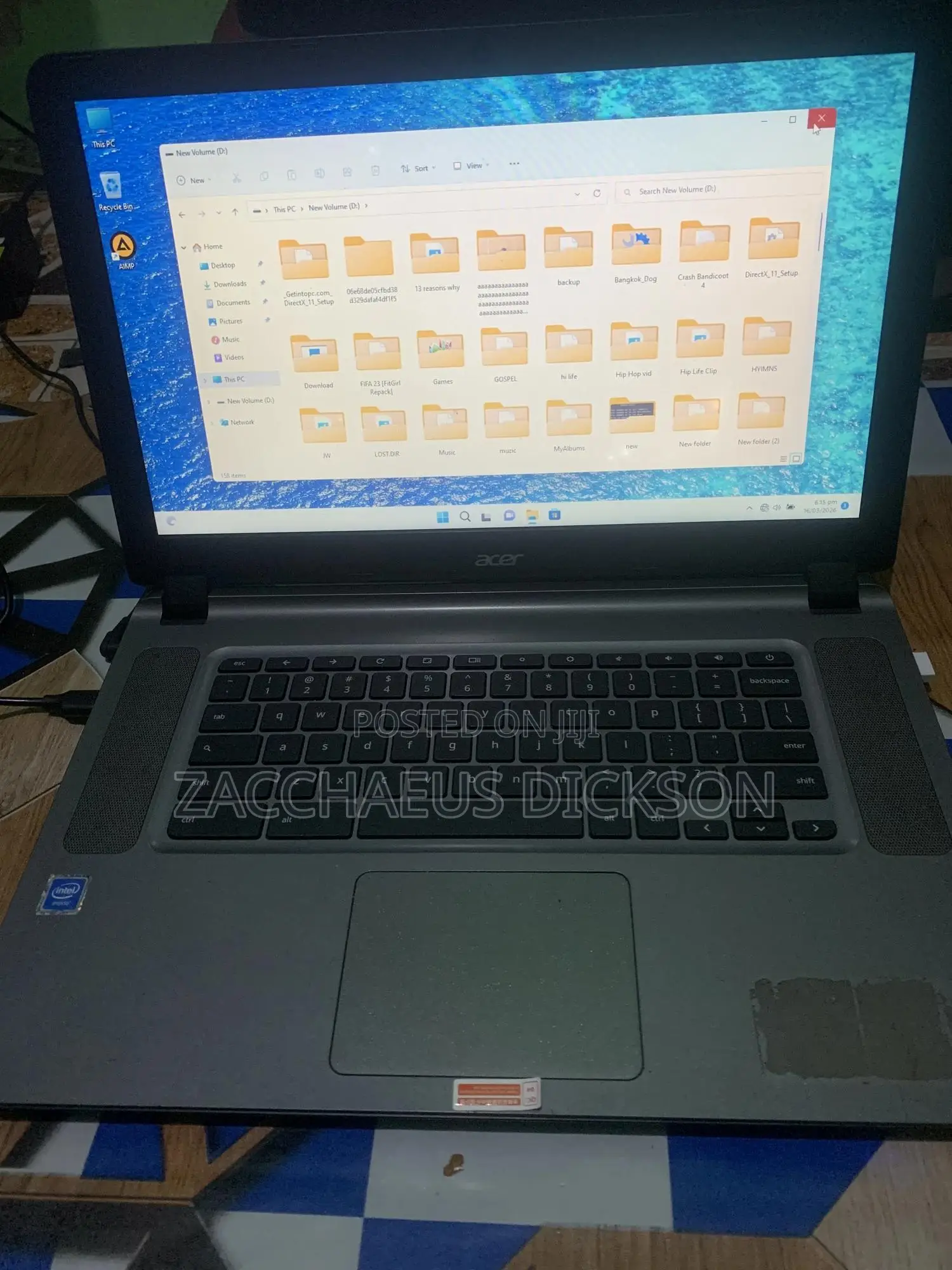 Laptop Acer Chromebook 15 CB315 4GB Intel Celeron SSD 16 GB