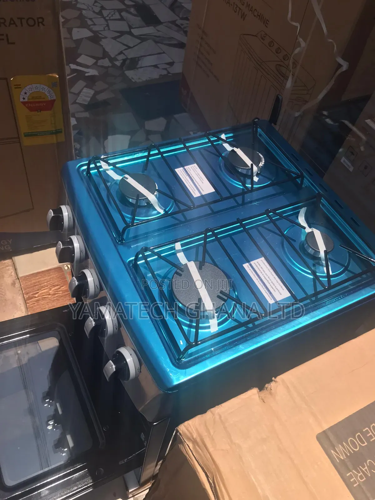 Brand New Quality Nasco 50x50 4 Burner Gas Stove With Oven And Grill