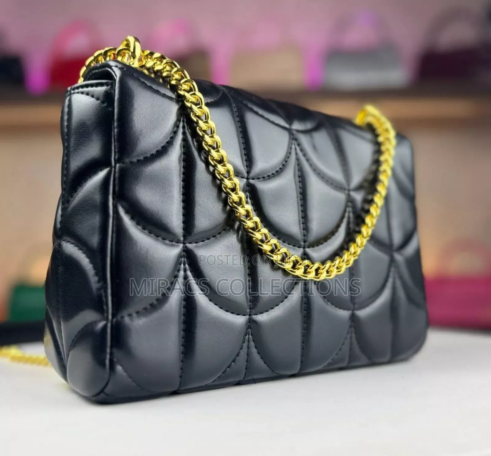 Classic Maroon Chain Bag
