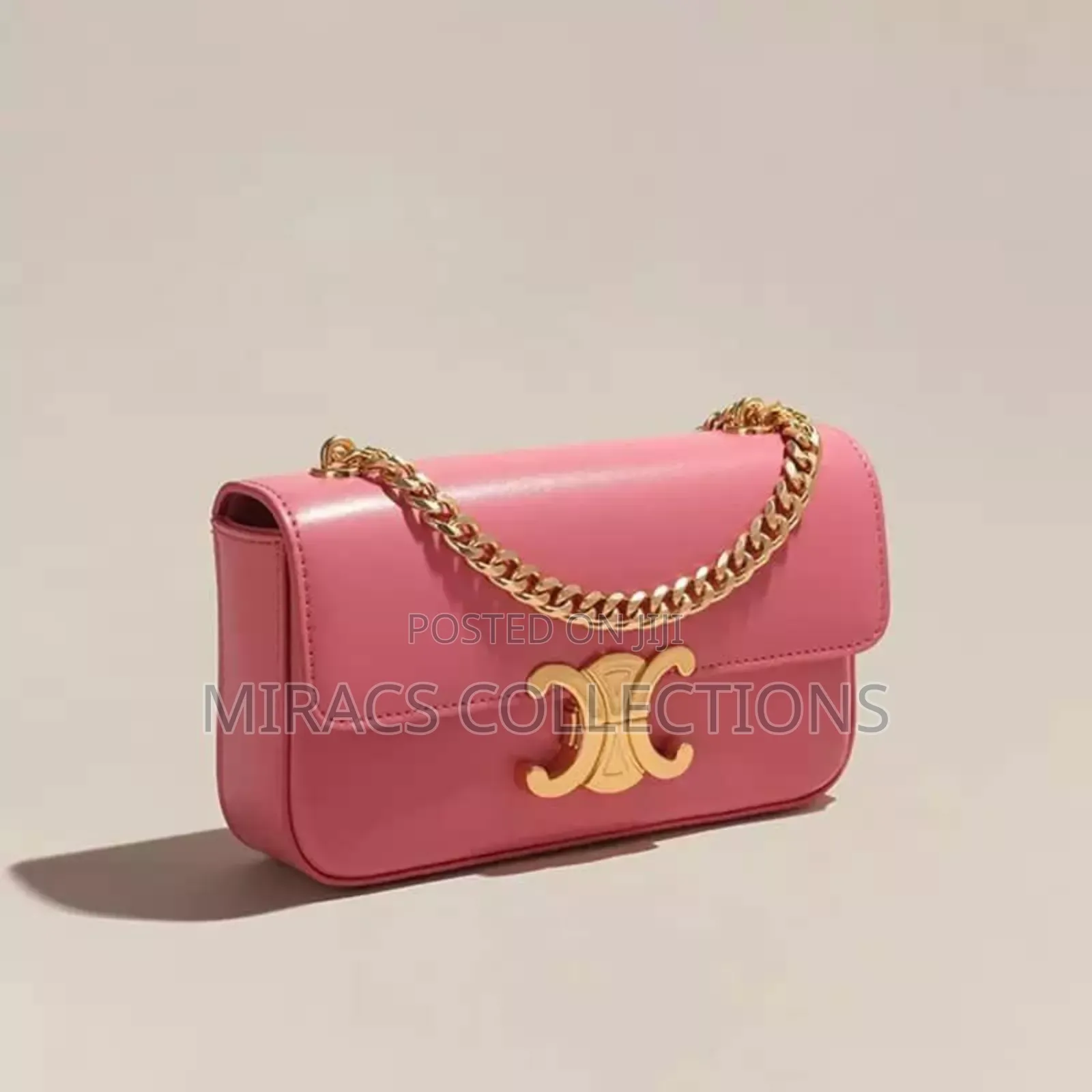 Classic Maroon Chain Bag