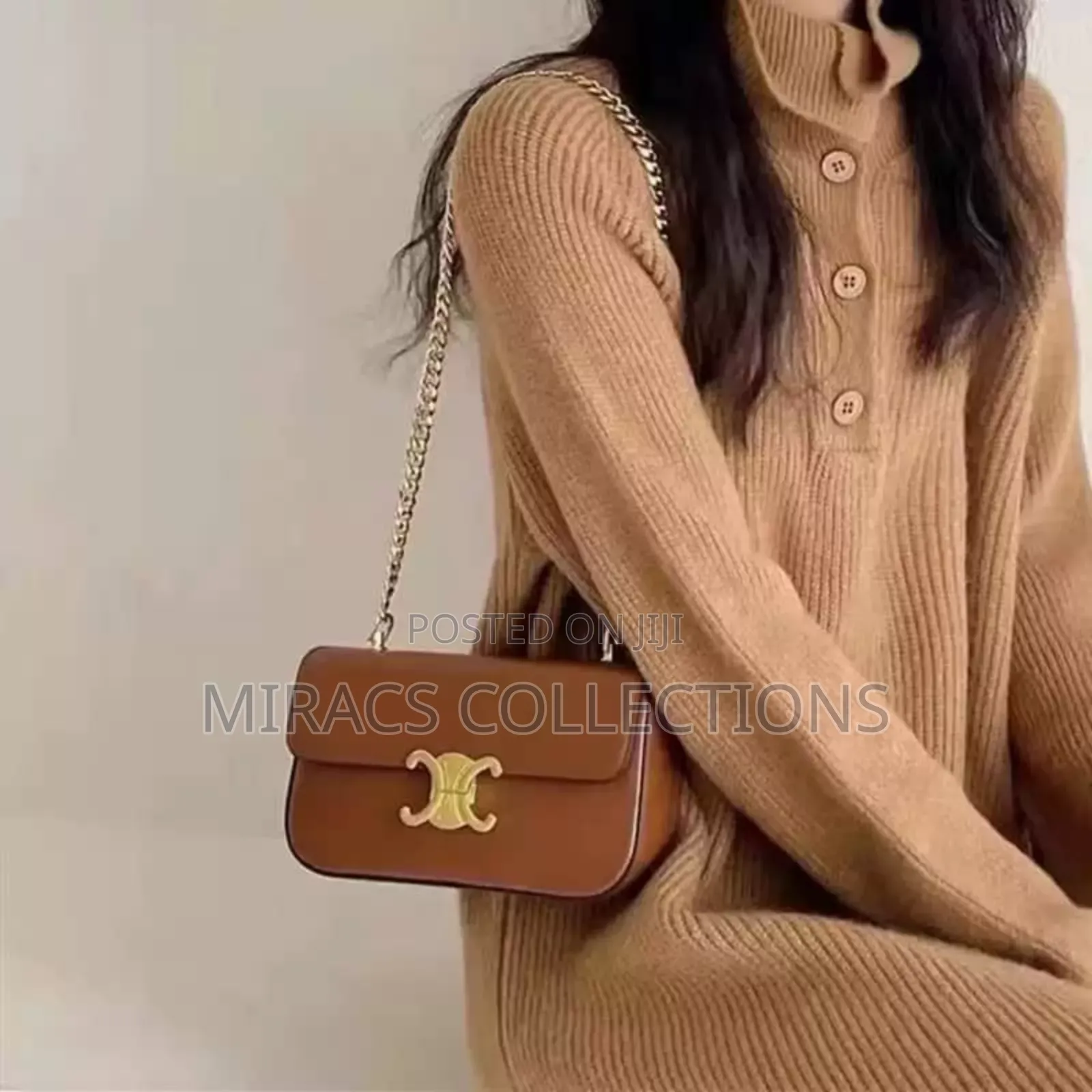 Classic Maroon Chain Bag