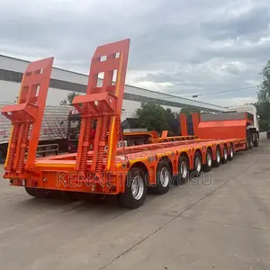 China Customized 3 4 Axles Full Trailer Trucks