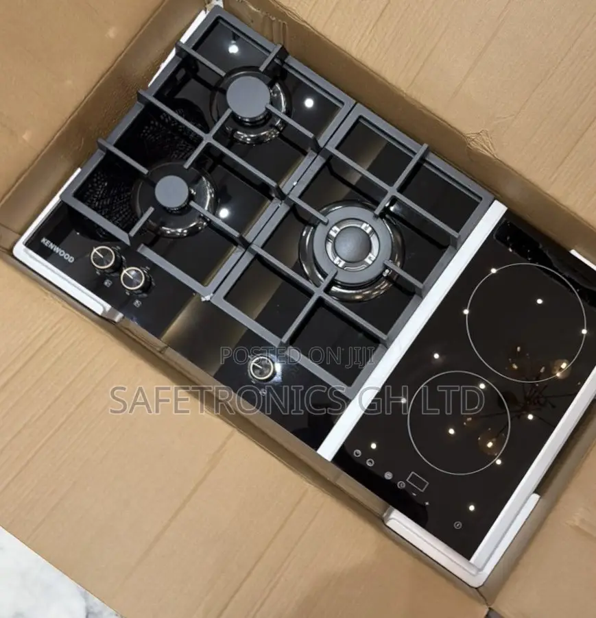 Try Massive New Kenwood Black 3 Gas 2 Electric Tempered 90cm Inbuilt