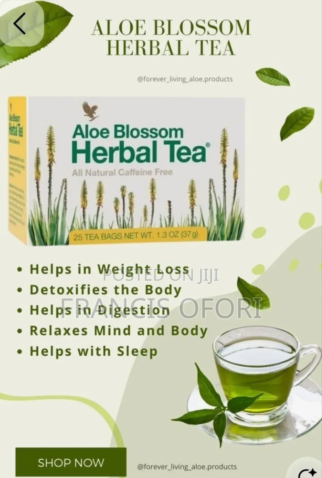 Aloe Blossom Tea