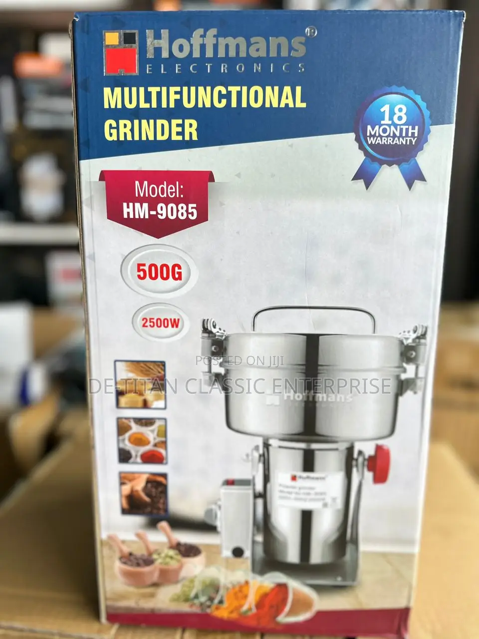 Quality Electric Multifunctional Grinder for Dry Items-500g