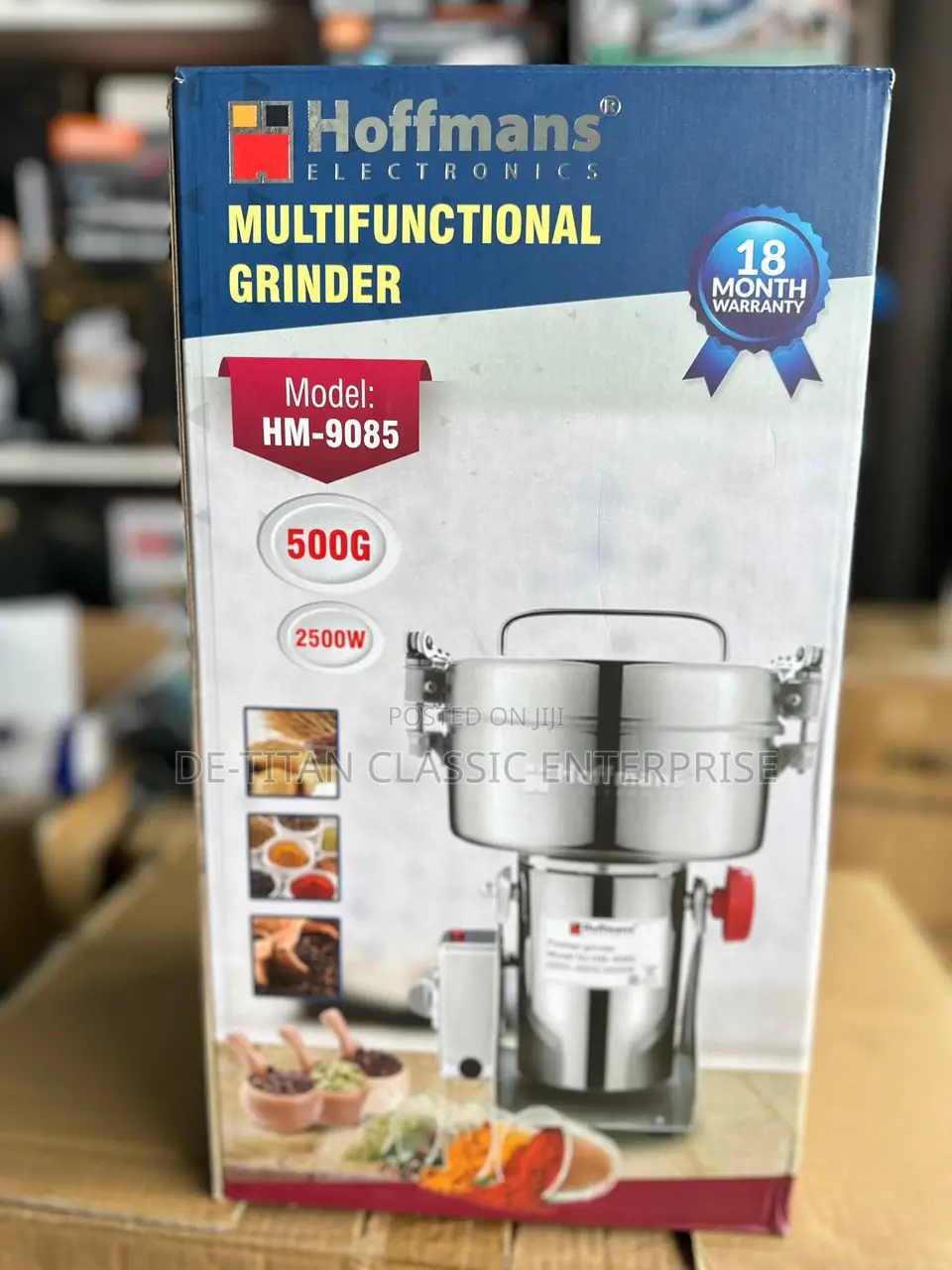 Quality Electric Multifunctional Grinder for Dry Items-500g