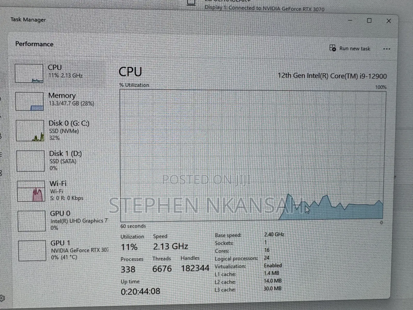 Desktop Computer HP Envy 48GB Intel Core i9 SSD 2T