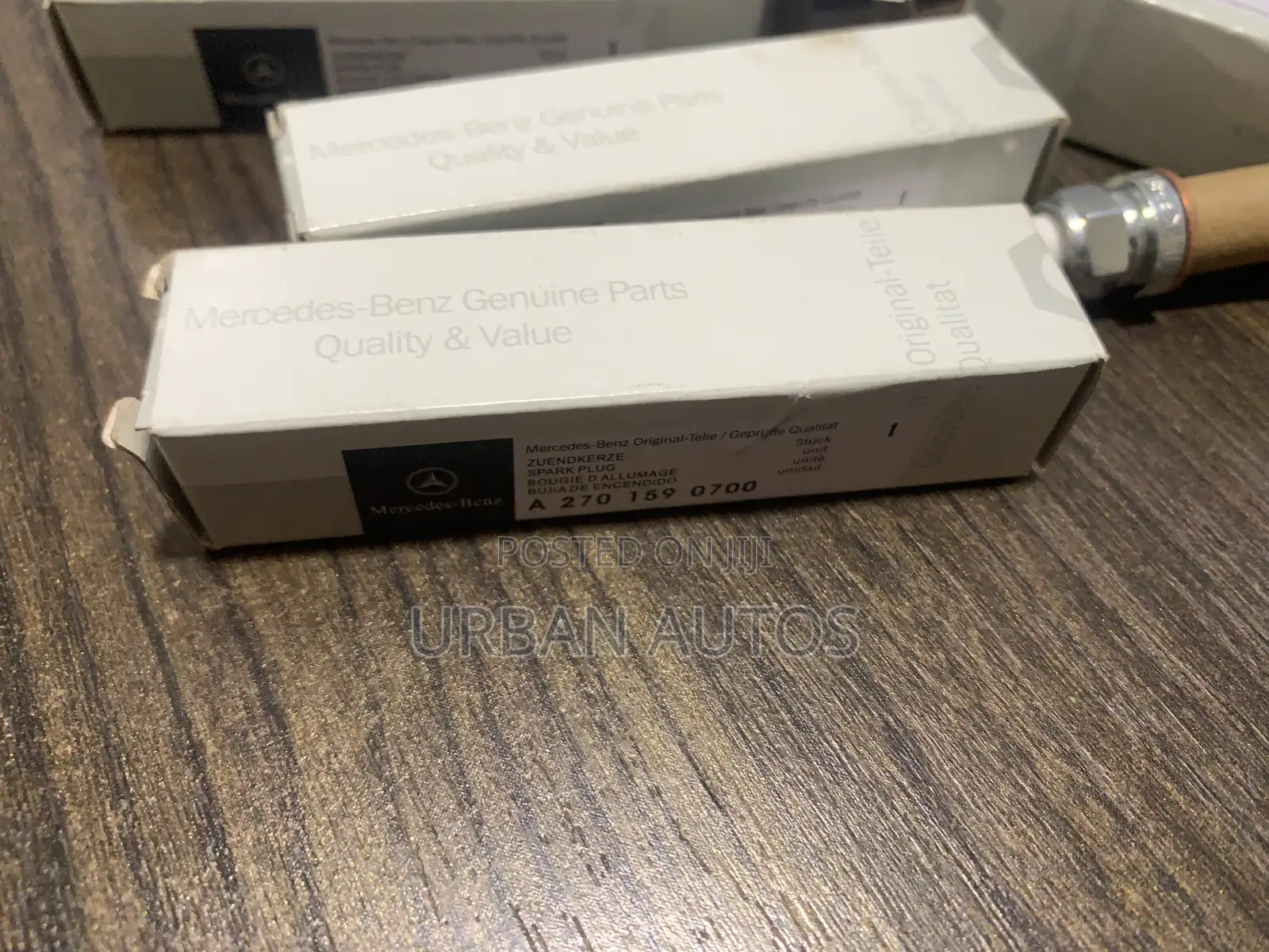 Mercedes Benz E300 Spark Plugs.Original Benz