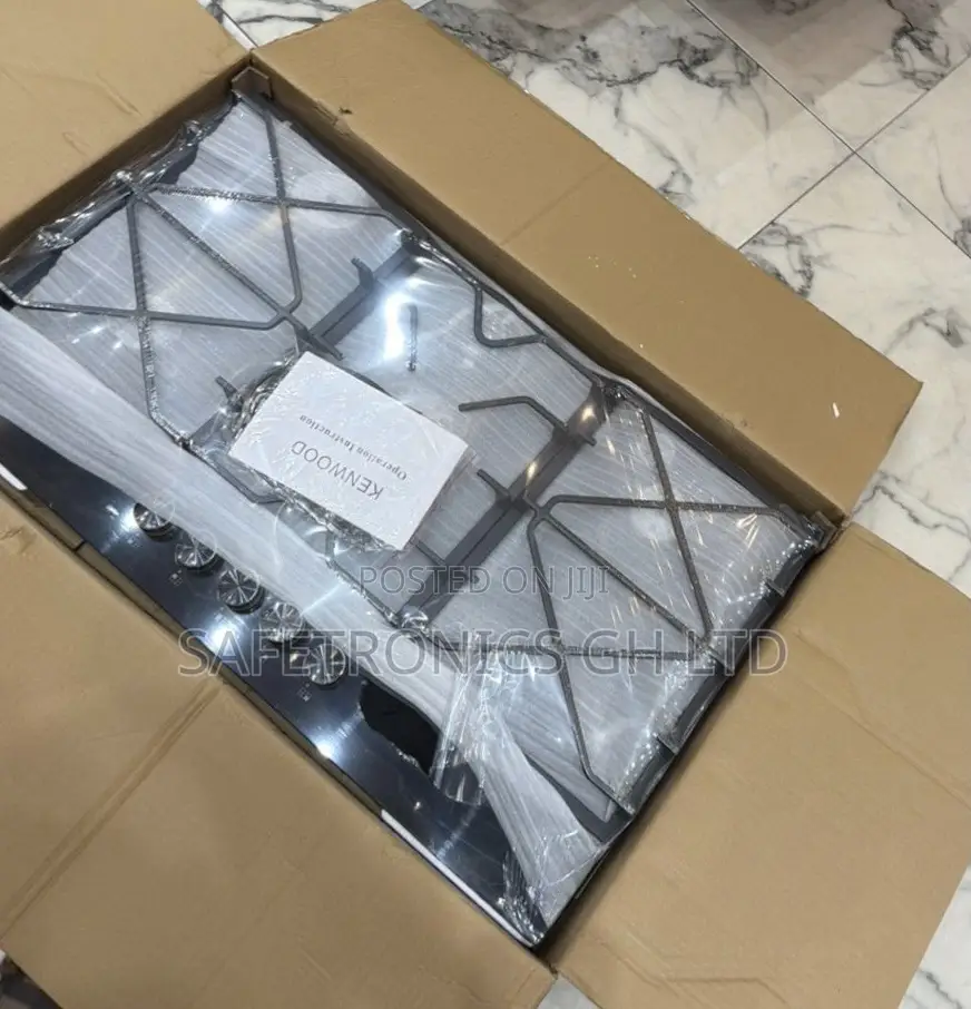 Buy Solid Quality Tempered 90cm Inbuilt Kenwood 5 Gas Hob