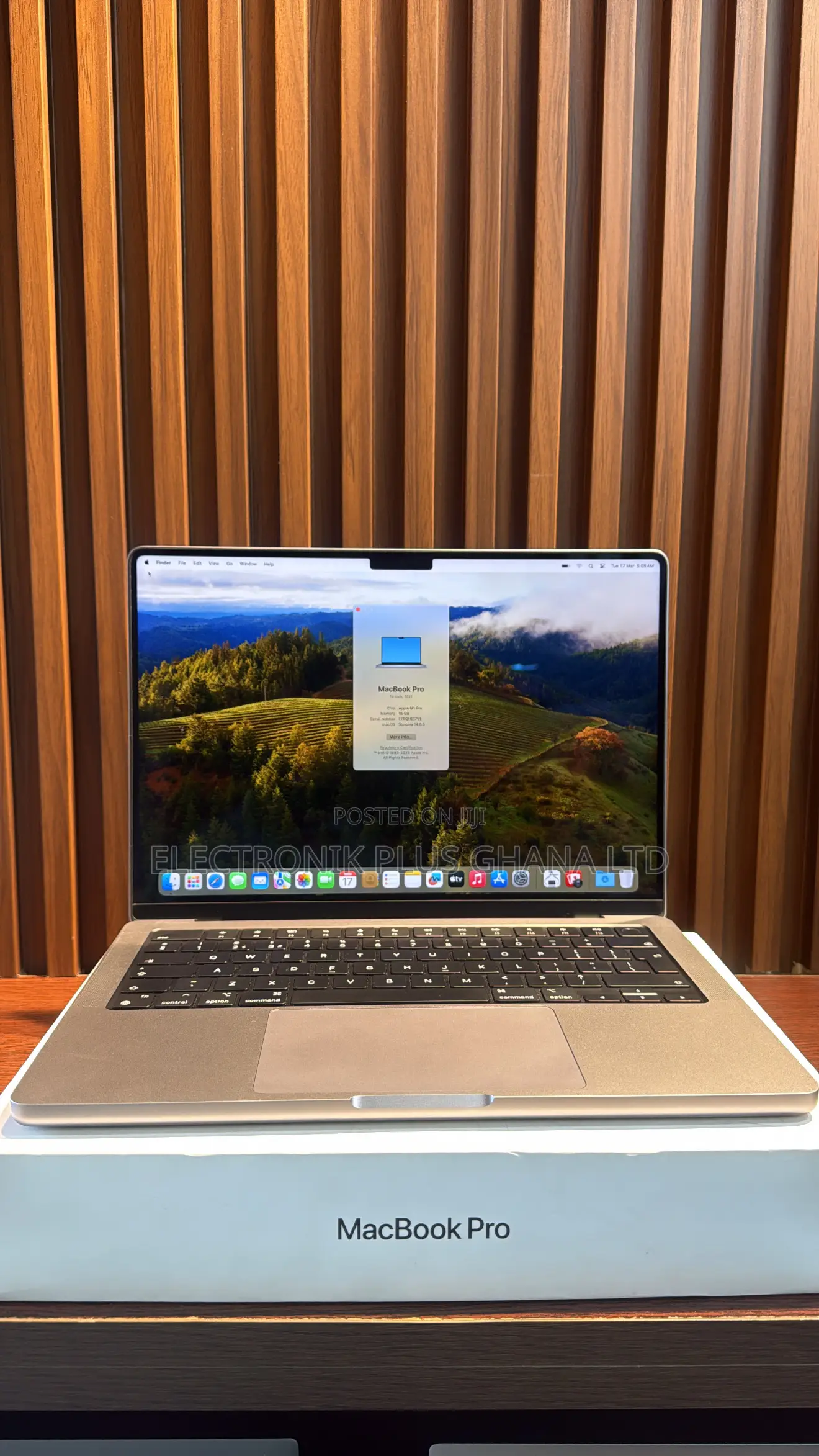 Laptop Apple MacBook Pro 2021 M1 16GB Apple M1 Pro SSD 512GB