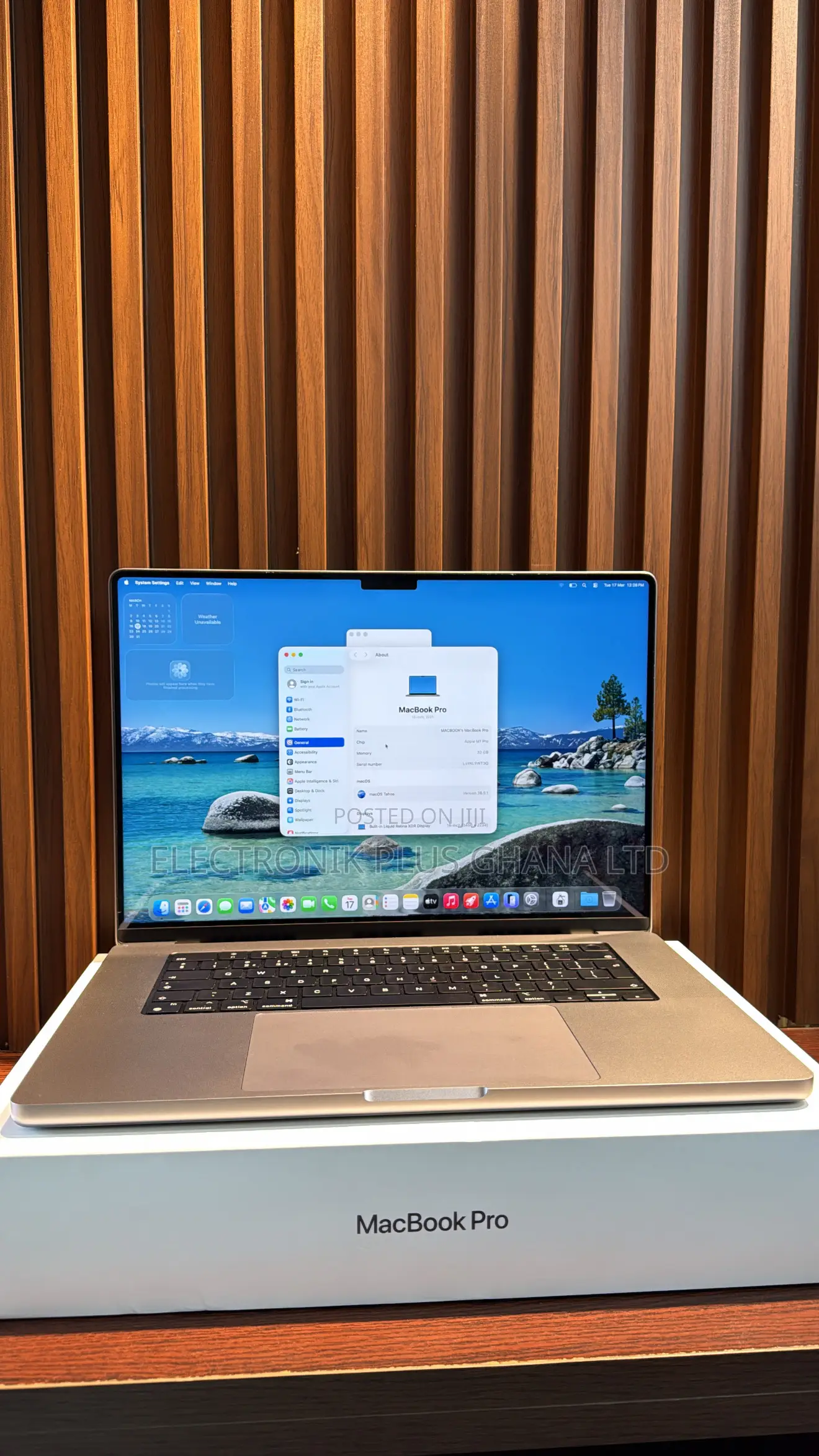 Laptop Apple MacBook Pro 2021 M1 32GB Apple M1 Pro SSD 512GB