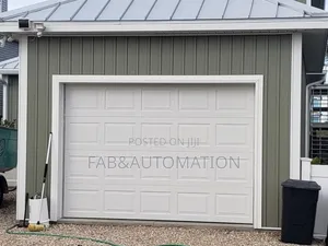 Garage Doors With Fanlight and Motor