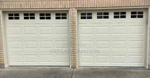 Automatic Garage Door With Fanlight