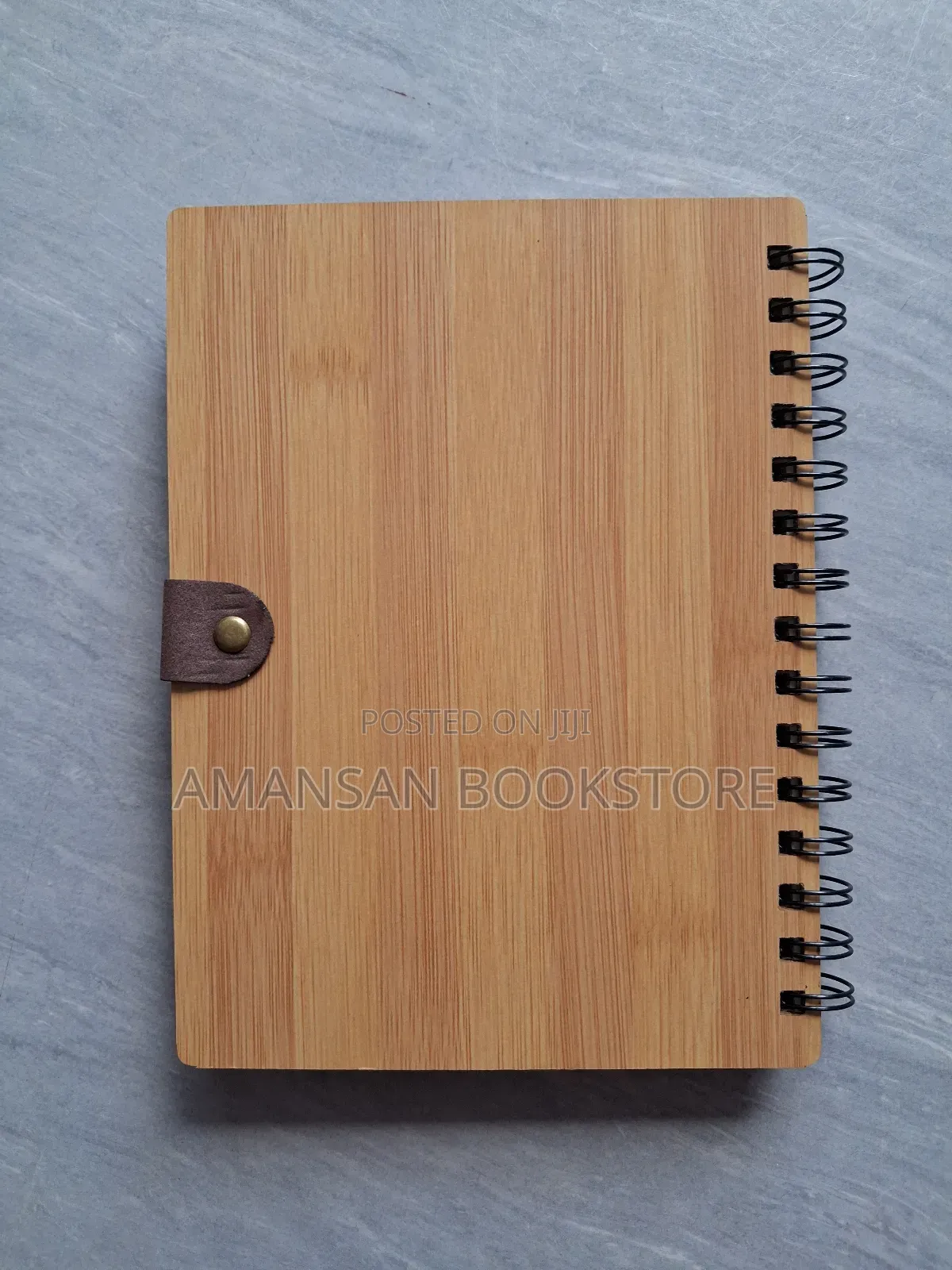 Notebook With Light Brown Wooden Cover (Medium)