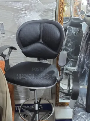 Zenith Black Counter Chair