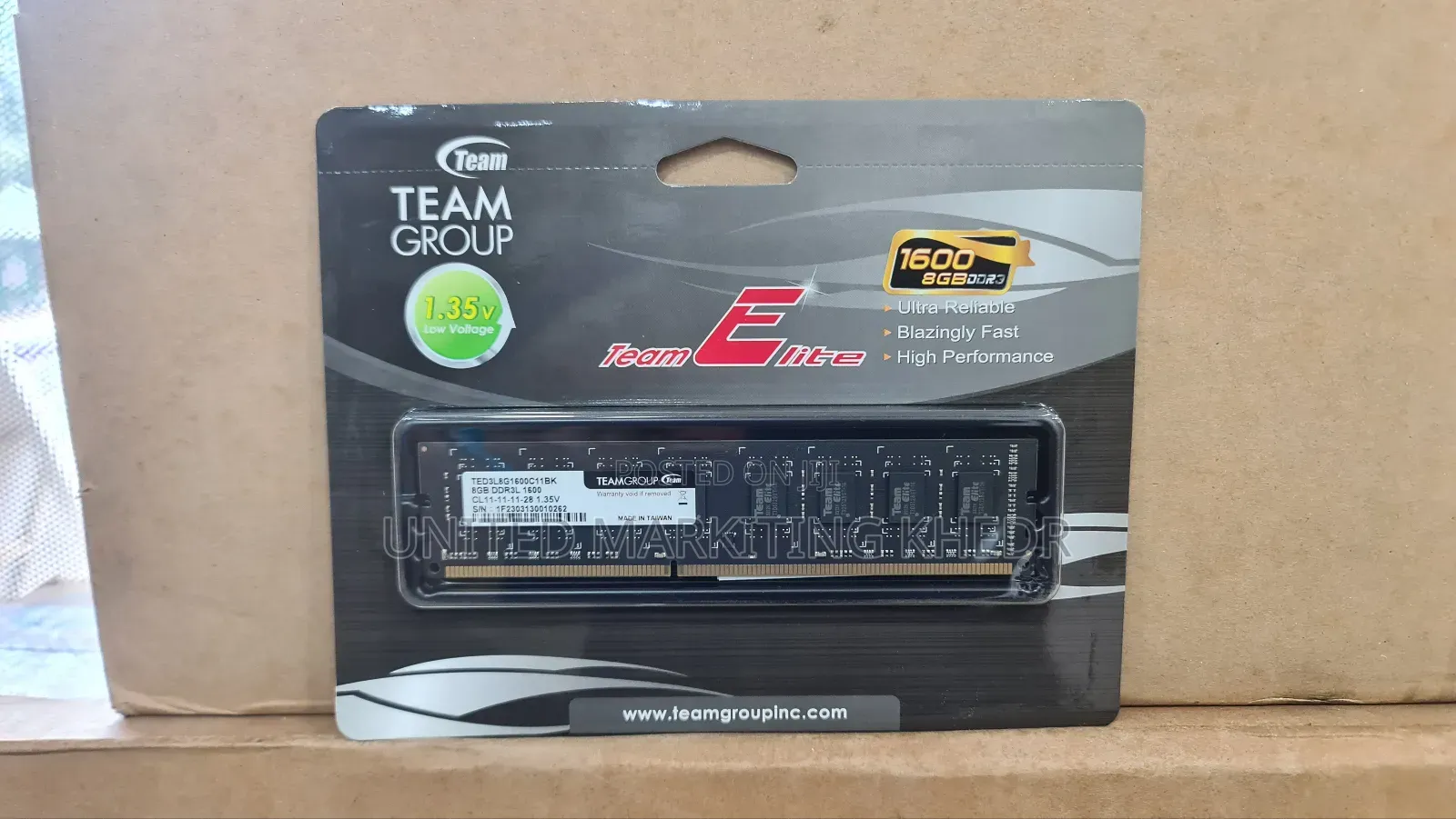 Team Group Ddr3 8gb 1600 Desktop Ram