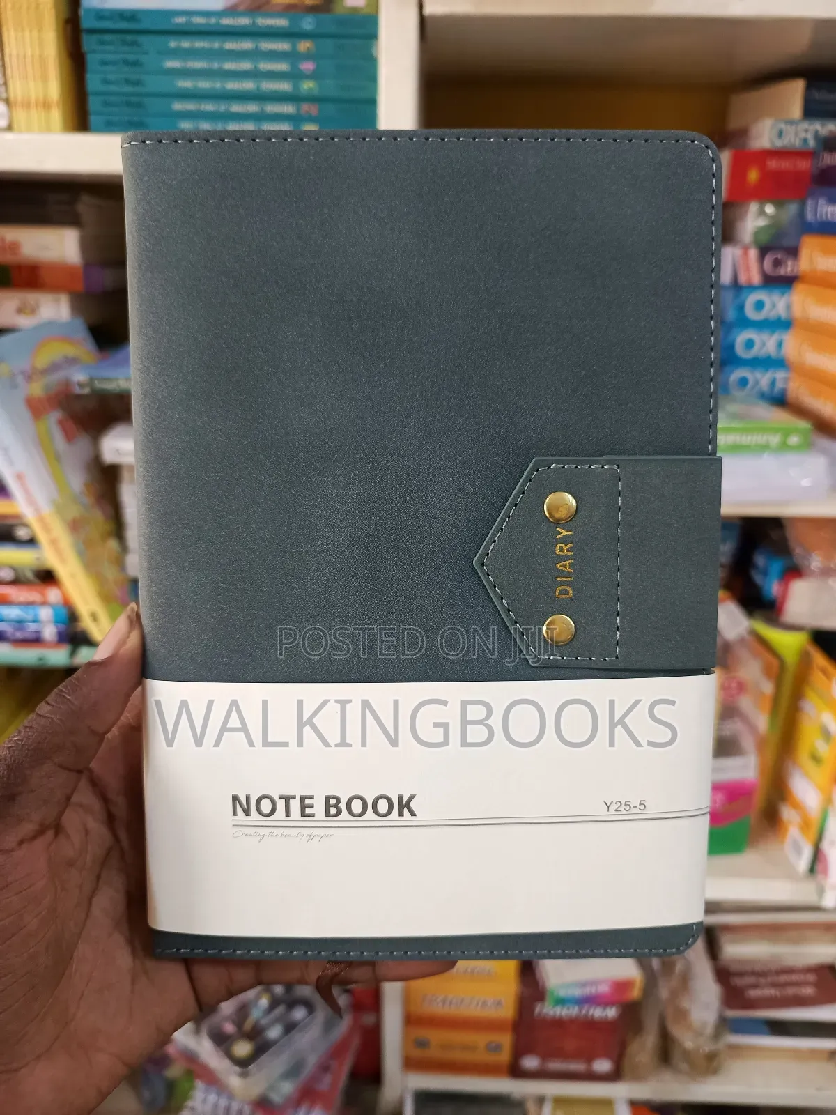 Diary Notebook Gold Dot