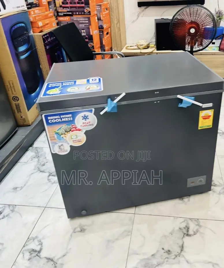 Get Efficient Nasco Single Door Chest Freezer(Gray)250liters